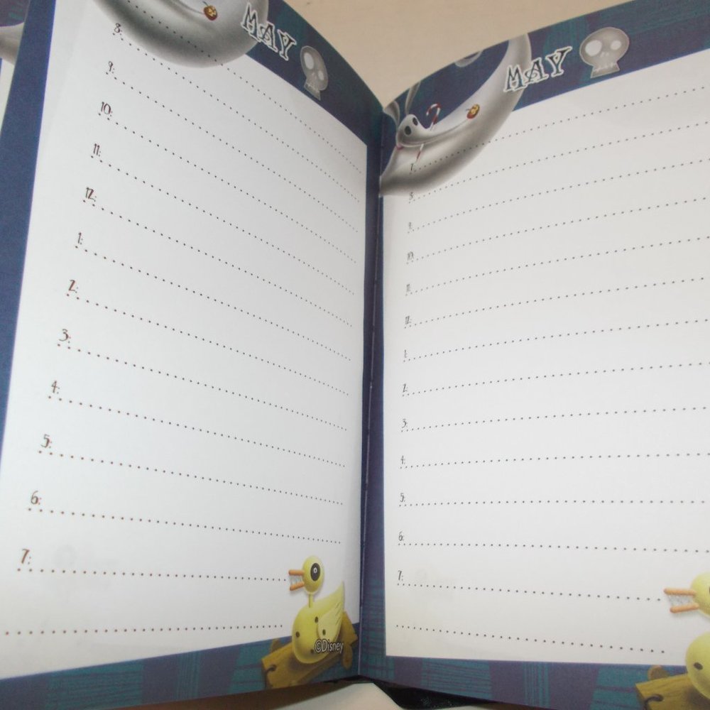 The Nightmare Before Christmas Undated Planner Multi Color Unused - Picture 6 of 11